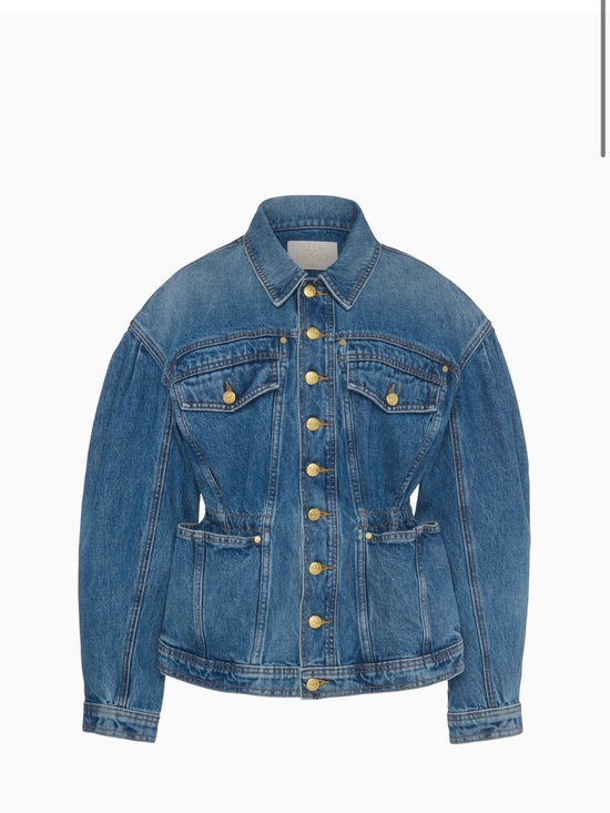 Ulla Johnson Jackets & Blazers - Ulla Johnson Odette Blue Denim Jacket with Gold Buttons